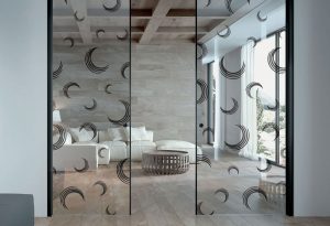 Henry Glass. Porta da Interno. Sistema di Porte in Vetro Scorrevoli