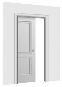Porte in legno laccato scorrevole a scomparsa: prezzi