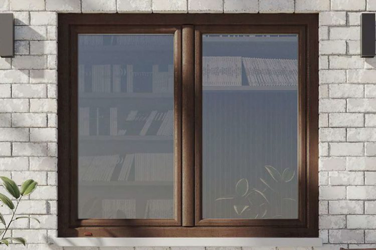 Futur70 Rovere Tabacco: infissi in PVC versatili. Simar S.r.l.