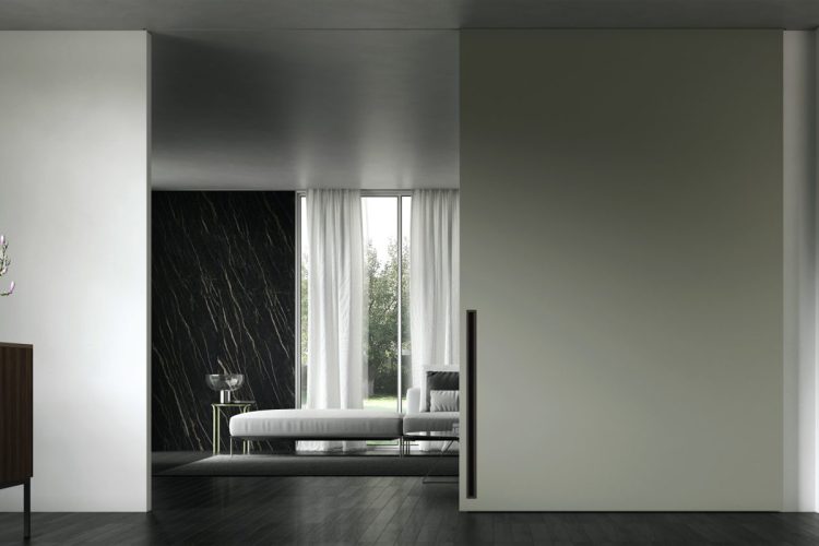 Porta scorrevole B-Move Sky doppia a soffitto.  Bluinterni by FIAM S.r.l.