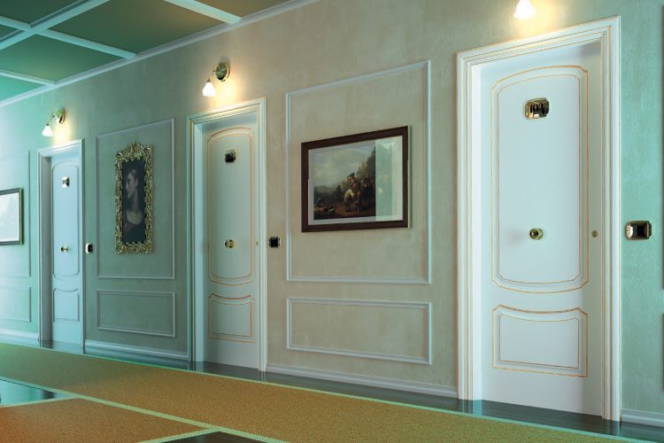 Linea Receptiva. Modello T24 laccato bianco lusso. Flessya S.r.l.