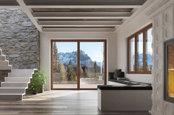 Portafinestra 2 ante mod. Clima. Azienda BG Legno S.r.l.